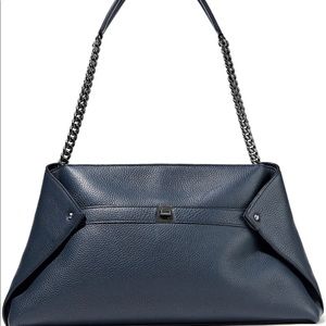Akris Ai Calfskin Shoulder bag in Black